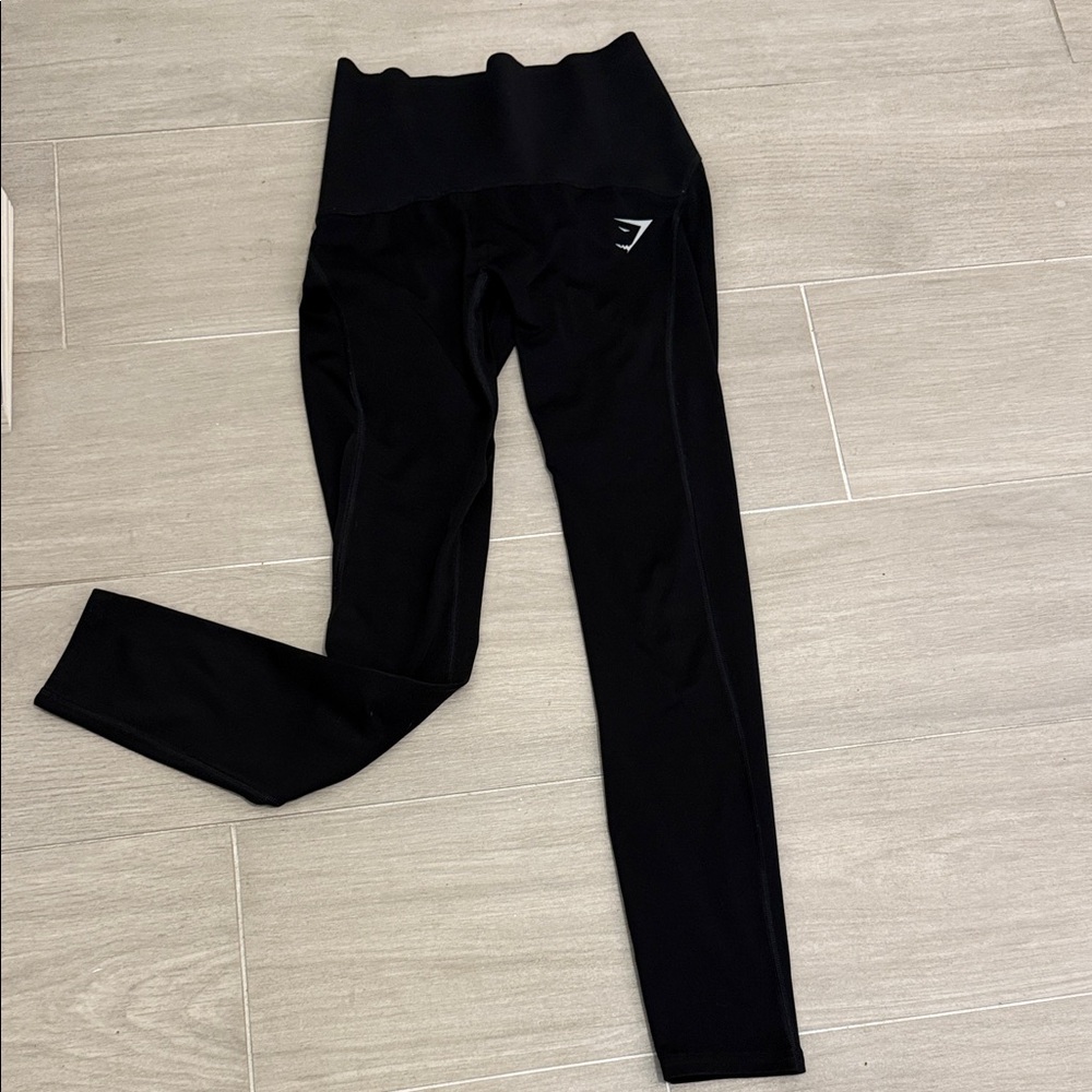 Gymshark Jet Black High-Waisted Leggings